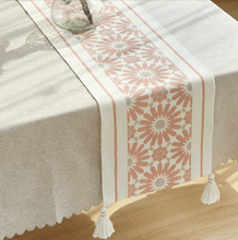 Load image into Gallery viewer, Floral Painting Table Runner 花の絵テーブルランナー五種