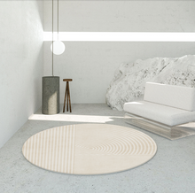 画像をギャラリービューアに読み込む, Modern Art Round Carpet モダンアートラウンドカーペット9種