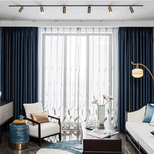 画像をギャラリービューアに読み込む, 【オーダー可】Feather Embroidered Lace Curtain 羽根柄刺繍レースカーテン