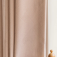 画像をギャラリービューアに読み込む, 【オーダー可】Chenille Cross Stripe Curtain シェニール織クロスストライプカーテン