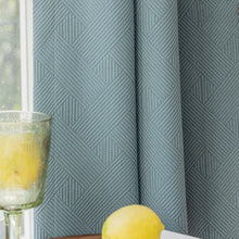 画像をギャラリービューアに読み込む, 【オーダー可】Chenille Cross Stripe Curtain シェニール織クロスストライプカーテン