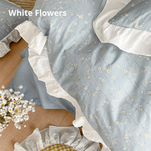 画像をギャラリービューアに読み込む, French Blue Flower Bedding Set フレンチブルーフラワー寝具カバーセット
