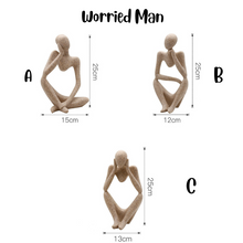 画像をギャラリービューアに読み込む, Nordic Decor Ornaments 面白い人のオーナメント六種