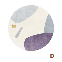 画像をギャラリービューアに読み込む, Modern Art Round Carpet モダンアートラウンドカーペット9種