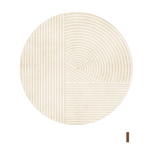 画像をギャラリービューアに読み込む, Modern Art Round Carpet モダンアートラウンドカーペット9種