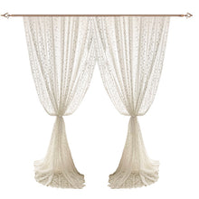 画像をギャラリービューアに読み込む, 【オーダー可】French White Lace Tulle Curtain 姫系刺繍レースカーテン