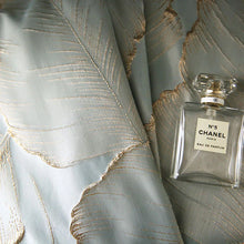 画像をギャラリービューアに読み込む, 【オーダー可】Luxury Gold Leaf Curtain 贅沢リーフ柄金箔カーテン