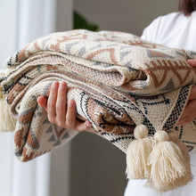 Load image into Gallery viewer, Vintage Bohemian Blanket ソファー毛布 ひざ掛け ボヘミア風