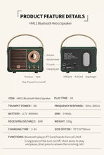 画像をギャラリービューアに読み込む, 【即納】Retro Bluetooth Speaker レトロブルートゥーススピーカー