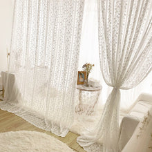 画像をギャラリービューアに読み込む, 【オーダー可】French White Lace Tulle Curtain 姫系刺繍レースカーテン