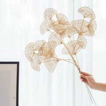 Load image into Gallery viewer, Golden Artificial Plants 手作り欧美風ゴールデン造花