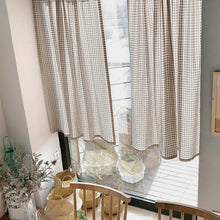 画像をギャラリービューアに読み込む, 【オーダー可】Gingham Check Curtain ギンガムチェックカーテン