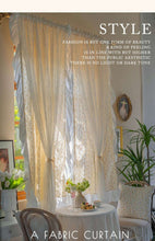 Load image into Gallery viewer, Daisy Double Layer Curtain デイジー柄二重カーテン