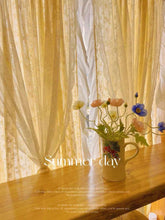 Load image into Gallery viewer, Daisy Double Layer Curtain デイジー柄二重カーテン