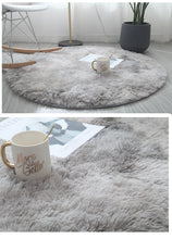 画像をギャラリービューアに読み込む, Fluffy Round Rug ふわふわラウンドラグ