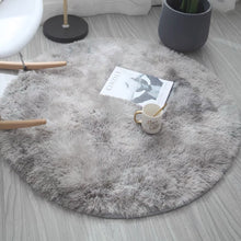 画像をギャラリービューアに読み込む, Fluffy Round Rug ふわふわラウンドラグ