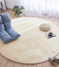 画像をギャラリービューアに読み込む, Fluffy Round Rug ふわふわラウンドラグ
