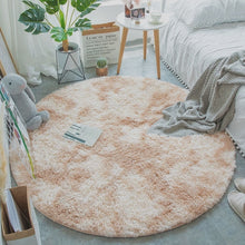 画像をギャラリービューアに読み込む, Fluffy Round Rug ふわふわラウンドラグ