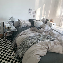 Load image into Gallery viewer, Two-color Simple Bedding Set 二色シンプル寝具カバーセット