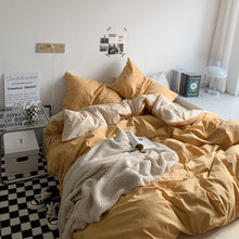 Load image into Gallery viewer, Two-color Simple Bedding Set 二色シンプル寝具カバーセット