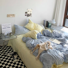 Load image into Gallery viewer, Two-color Simple Bedding Set 二色シンプル寝具カバーセット