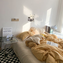 Load image into Gallery viewer, Two-color Simple Bedding Set 二色シンプル寝具カバーセット