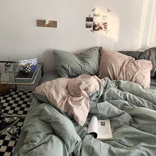 Load image into Gallery viewer, Two-color Simple Bedding Set 二色シンプル寝具カバーセット