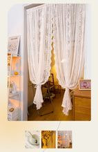 画像をギャラリービューアに読み込む, 【オーダー可】Romantic White Lace Sheer Curtain 姫系ホワイトレースカーテン