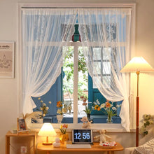 画像をギャラリービューアに読み込む, 【オーダー可】Romantic White Lace Sheer Curtain 姫系ホワイトレースカーテン