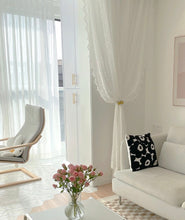 画像をギャラリービューアに読み込む, 【オーダー可】Romantic White Lace Sheer Curtain 姫系ホワイトレースカーテン
