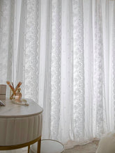 画像をギャラリービューアに読み込む, 【オーダー可】Romantic White Lace Sheer Curtain 姫系ホワイトレースカーテン