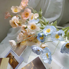 画像をギャラリービューアに読み込む, Artificial Silk Poppy リアルな造花ポピー