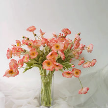 画像をギャラリービューアに読み込む, Artificial Silk Poppy リアルな造花ポピー