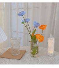 画像をギャラリービューアに読み込む, Artificial Silk Poppy リアルな造花ポピー