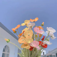 画像をギャラリービューアに読み込む, Artificial Silk Poppy リアルな造花ポピー