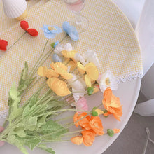 画像をギャラリービューアに読み込む, Artificial Silk Poppy リアルな造花ポピー