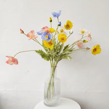 画像をギャラリービューアに読み込む, Artificial Silk Poppy リアルな造花ポピー