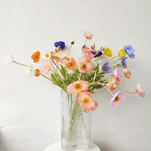 画像をギャラリービューアに読み込む, Artificial Silk Poppy リアルな造花ポピー