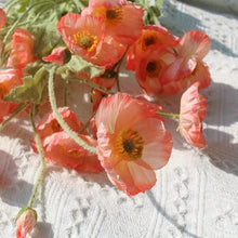 画像をギャラリービューアに読み込む, Artificial Silk Poppy リアルな造花ポピー