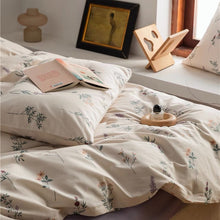 画像をギャラリービューアに読み込む, Purple Flowers Bedding Set パープルフラワー寝具カバーセット