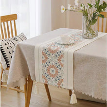 Load image into Gallery viewer, Floral Painting Table Runner 花の絵テーブルランナー五種