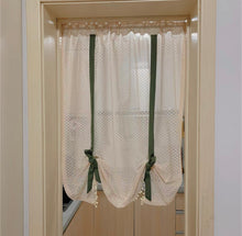 画像をギャラリービューアに読み込む, 【オーダー可】Green Ribbon Balloon Curtain グリーンリボンバルーンカーテン