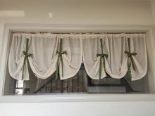 画像をギャラリービューアに読み込む, 【オーダー可】Green Ribbon Balloon Curtain グリーンリボンバルーンカーテン