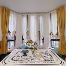 画像をギャラリービューアに読み込む, 【オーダー可】Green Ribbon Balloon Curtain グリーンリボンバルーンカーテン