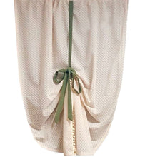 画像をギャラリービューアに読み込む, 【オーダー可】Green Ribbon Balloon Curtain グリーンリボンバルーンカーテン