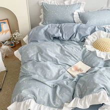 画像をギャラリービューアに読み込む, French Blue Flower Bedding Set フレンチブルーフラワー寝具カバーセット
