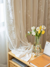 画像をギャラリービューアに読み込む, 【オーダー可】Flora Double Layer Curtain 姫系花柄二重カーテン