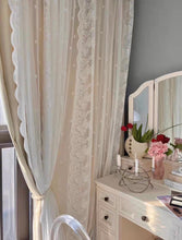 画像をギャラリービューアに読み込む, 【オーダー可】Flora Double Layer Curtain 姫系花柄二重カーテン