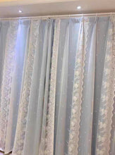 画像をギャラリービューアに読み込む, 【オーダー可】Flora Double Layer Curtain 姫系花柄二重カーテン