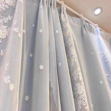画像をギャラリービューアに読み込む, 【オーダー可】Flora Double Layer Curtain 姫系花柄二重カーテン